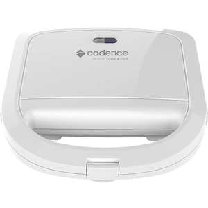 Sanduicheira Elétrica Cadence Toast e Grill 127V Branco - SAN265