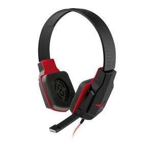 Fone de Ouvido Headset Gamer P2 Multilaser Preto/Vermelho - PH073