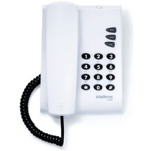Telefone Intelbras Pleno com Fio  Cinza Artico