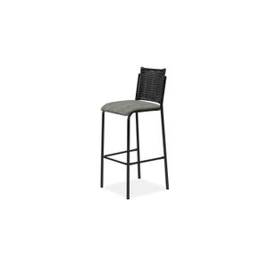 Banqueta Turim Aço Nobre Junco DC2 C95 J-18 Preto
