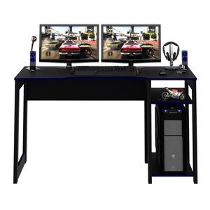 Mesa Gamer Tecno Mobili Preto/Azul  ME4152