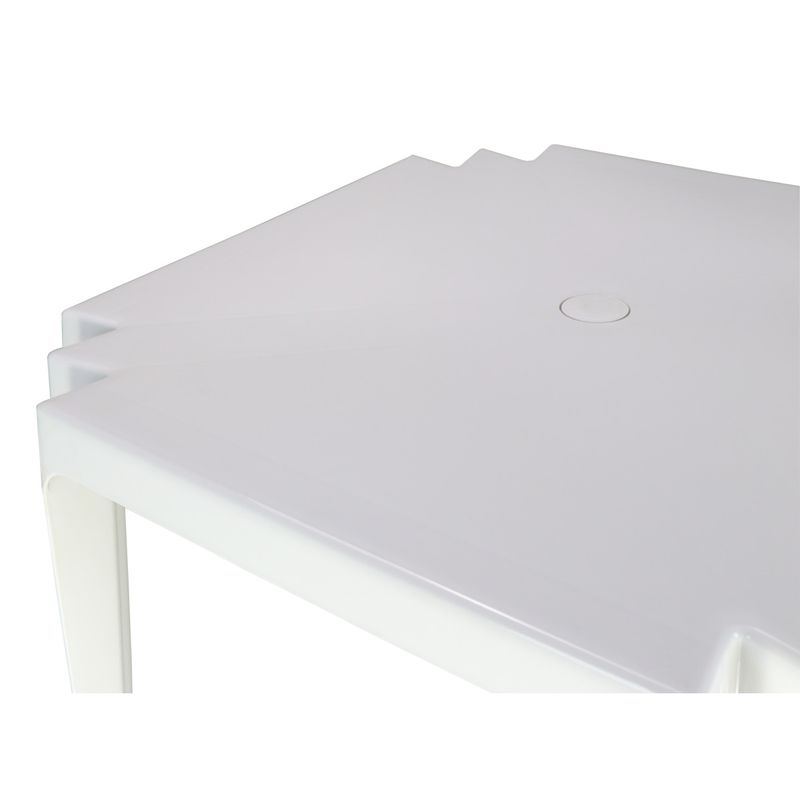 Conjunto de Mesa e Cadeiras Tramontina Tambaú Iguape - Branco