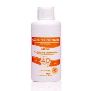 Água Oxigenada Cremosa 40 Volumes Musa - 70ml