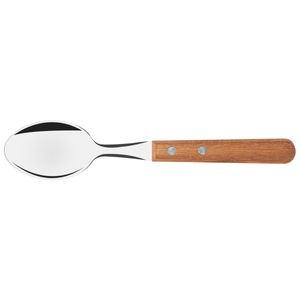 Conjunto de Colheres de Mesa Tramontina Dynamic com Lâminas em Aço Inox e Cabos de Madeira Natural 3 Peças