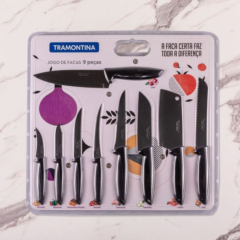 Tramontina Plenus Knives Set 9pcs