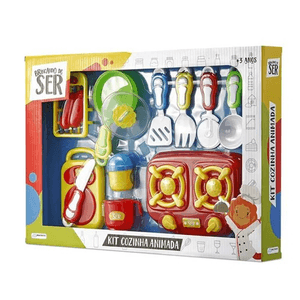 Brincando de Ser Cozinha Animada com Acessórios Indicado para +3 Anos Multikids - BR955