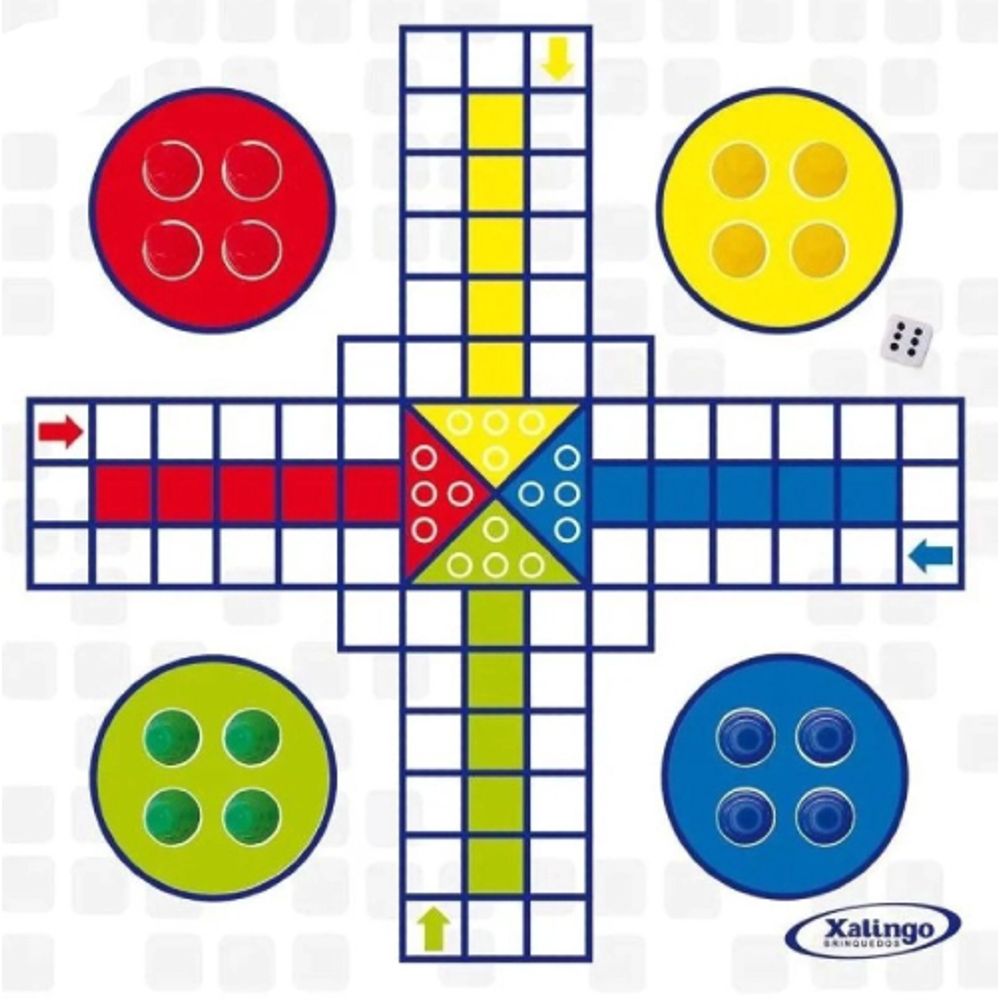 Ludo Jogos Tradicionais em Madeira Xalingo