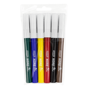 Caneta Hidrográfica BRW Hidrocolors - 6 Cores