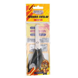Tesoura Escolar BRW de Aço - 13cm