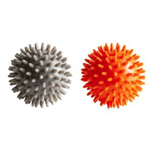 Par de Bolas Acte Sports para Massagem T126 - Cinza e Laranja