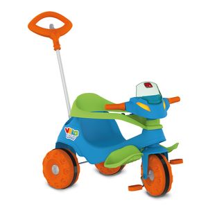 Triciclo Velobaby Bandeirante G2 Passeio & Pedal Azul