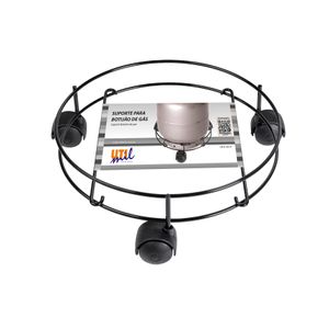 Suporte para Botijão de Gás Utimil Preto - PR513