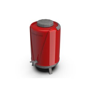 Botijão Térmico Arezzo Unitermi 10 Litros Vermelho