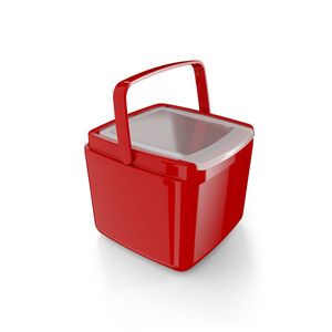 Balde de Gelo Alaska Unitermi 2,5 Litros Vermelho