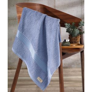 Toalha de Banho Döhler Felpuda Prisma Liso 70cm x 1,40m - Azul
