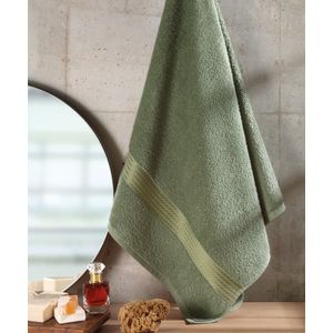 Toalha de Banho Döhler Felpuda Prisma Liso 70cm x 1,40m - Verde
