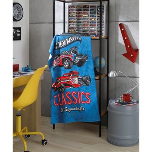 Toalha de Banho Döhler Felpudo Estampado Licenciado Hot Wheels 06 70cm x 115cm