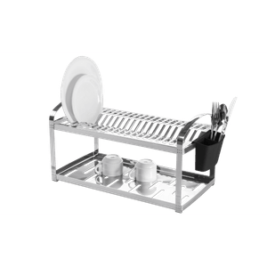 Escorredor de Louças 2 Andares Brinox Suprema Aço Inoxidável - 20 Pratos