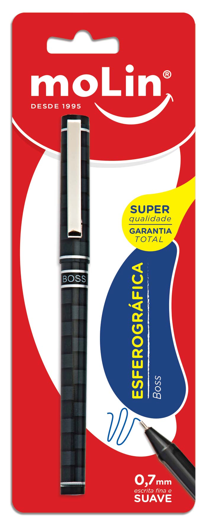 Caneta-Esferografica-Retratil-Boss-Molin-Azul