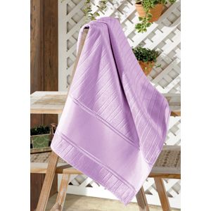 Toalha de Rosto Velour Döhler  Artesanale 50cm x 80cm Lilás