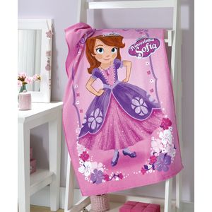 Toalha de Banho Döhler Felpudo Estampado Licenciado III Princesa Sofia 10 70cm x 115cm