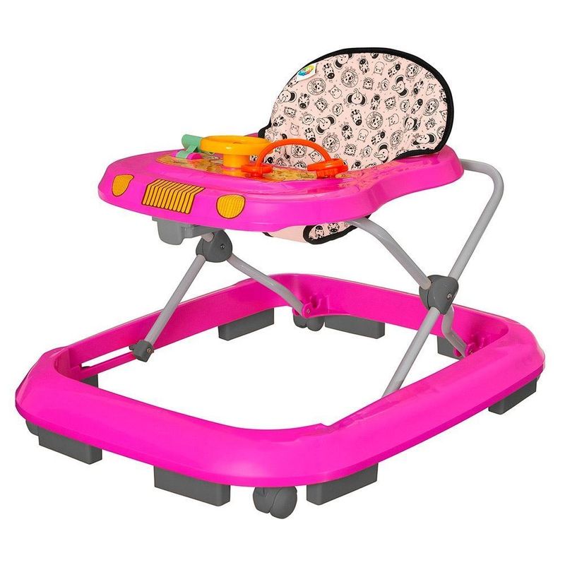 Andador-Safari-II-Tutti-Baby-Rosa