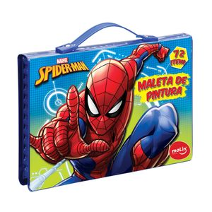Maleta de Pintura com 72 Itens Molin Spiderman Estampado
