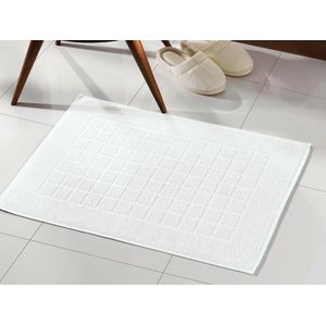 Toalha para Piso Döhler Felpudo Royal II Liso 45cm x 70cm - Branco