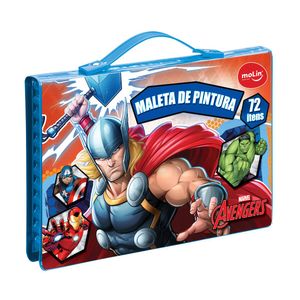 Maleta de Pintura com 72 Itens Molin Avengers Estampado