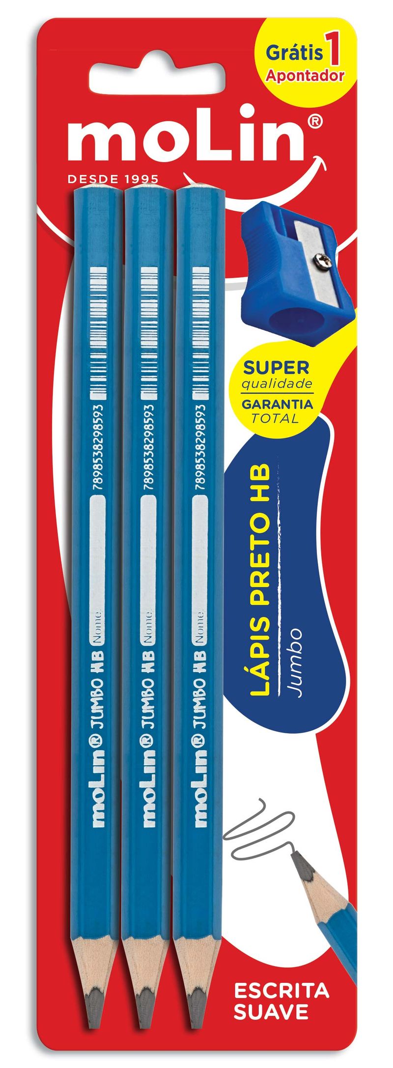 Kit-com-3-Lapis-e-Apontador-Molin-Jumbo-Preto