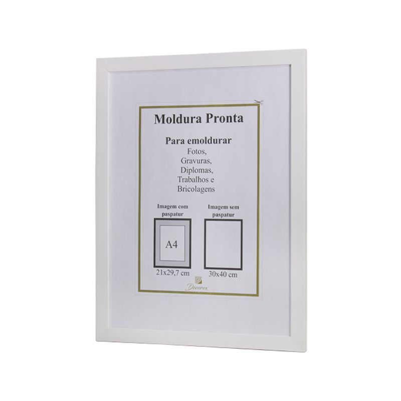 Moldura-para-Certificado-de-Parede-Decorex-30x40-Lisa-Branco--3-