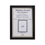 Moldura-para-Certificado-de-Parede-Decorex-21x30-Lisa-Preto--3-