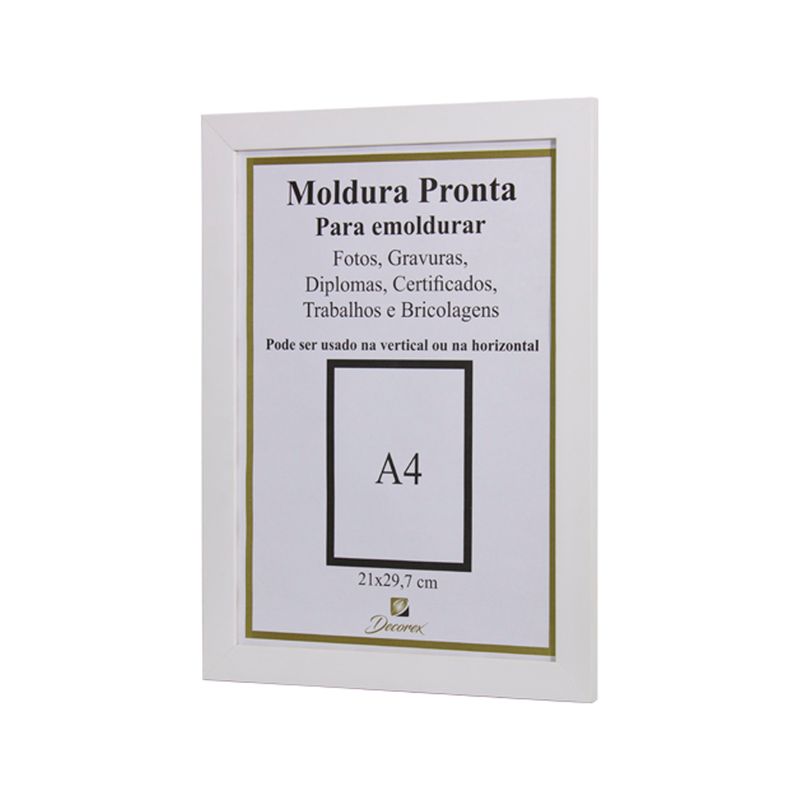 Moldura-para-Certificado-de-Parede-Decorex-21x30-Lisa-Branco--1-