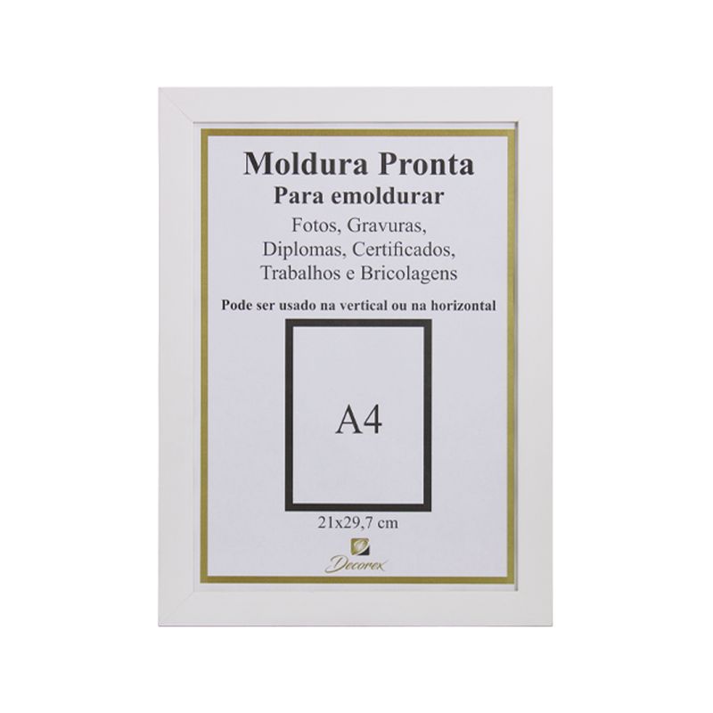 Moldura-para-Certificado-de-Parede-Decorex-21x30-Lisa-Branco--3-