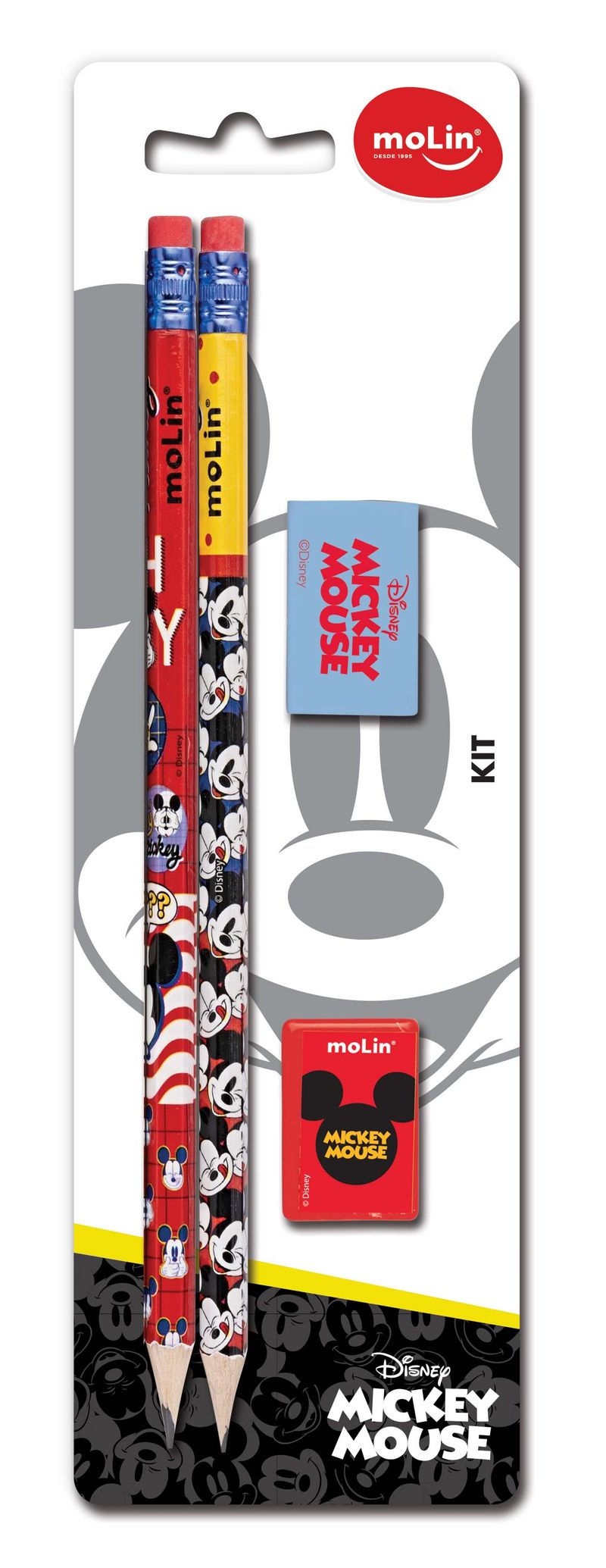 Kit-com-4-Itens-Molin-Pencil-Mickey-Estampado