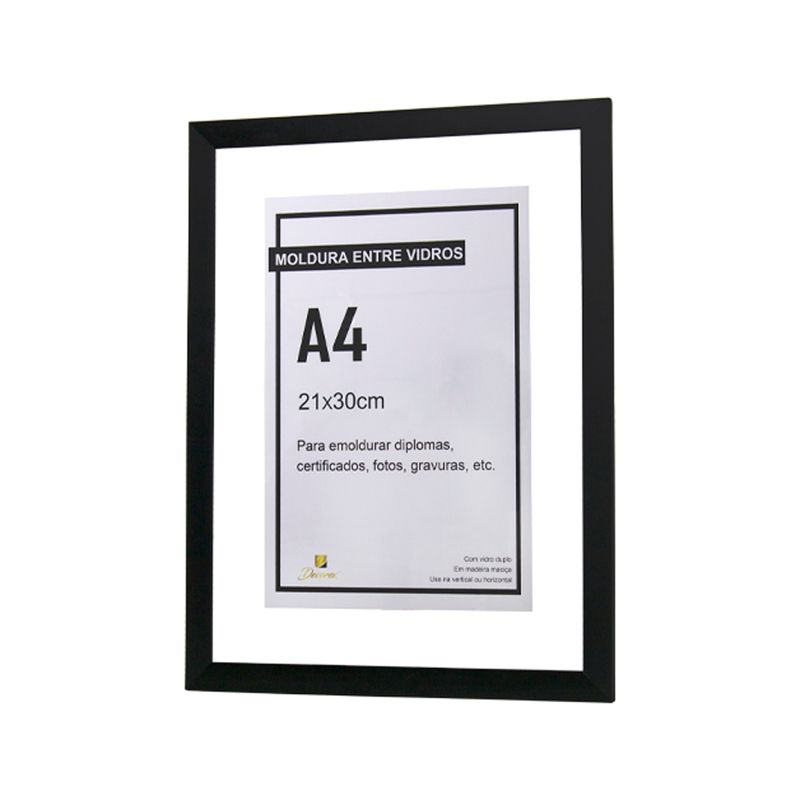Moldura-Entre-Vidros-para-DiplomasCertificadosFotos-30x40-Decorex-Preto--1-