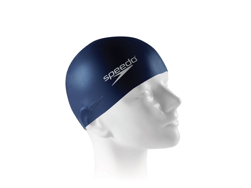Touca-de-Silicone-para-Natacao-Junior-Speedo-Marinho