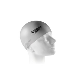 Touca de Silicone para Natacão Junior Speedo Cinza