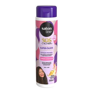 Condicionador SOS Cachos Super Óleos Salon Line 300ml
