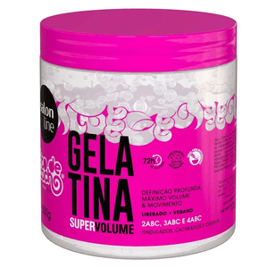Gelatina #todecacho Super Volume Salon Line 550g
