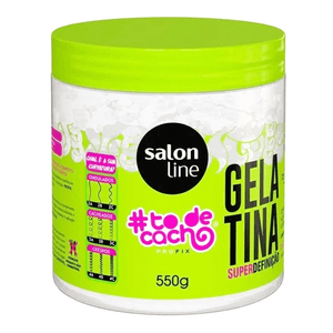 Gelatina #todecacho Super Definição Salon Line 550g