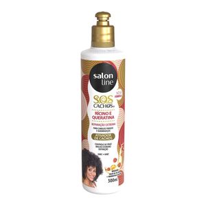 Ativador de Cachos SOS Cachos Rícino e Queratina Salon Line 300ml