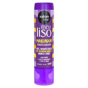 Condicionador Matizador Meu Liso Loiro Matizado Salon Line 300ml
