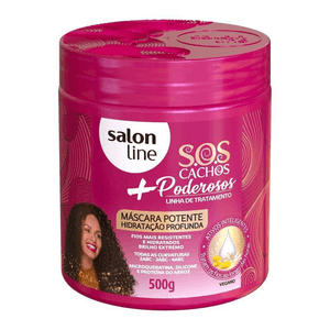 Máscara de Hidratação SOS Cachos + Poderosos Salon Line 500g