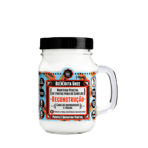 Máscara Capilar Lola Cosmetics Be(M)dita Ghee Reconstrução - 350g