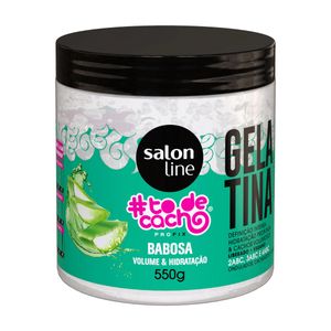 Gelatina Babosa #todecacho Volumão e Hidratação Salon Line 550g