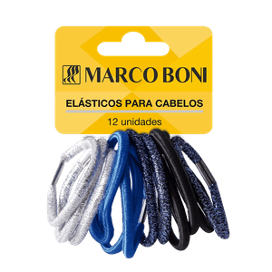 Kit de Elástico para Cabelo Marco Boni Colors