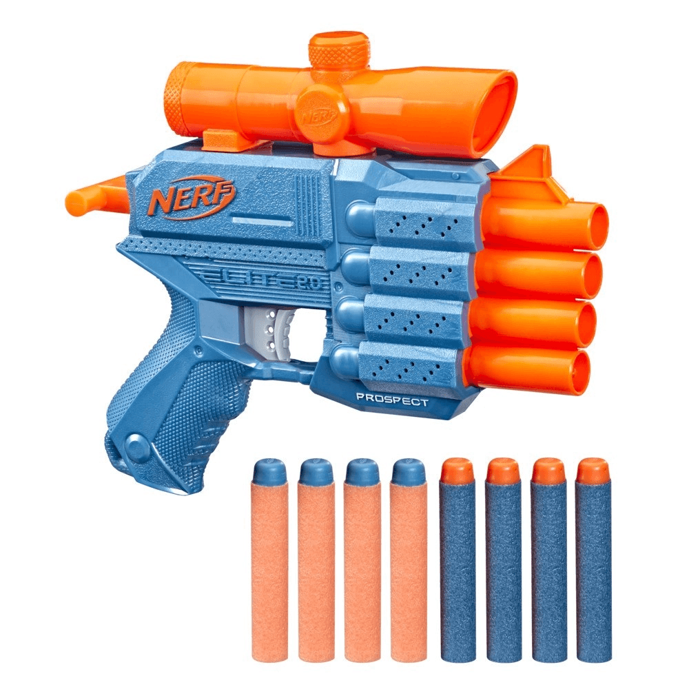 Lan a Dardos Nerf Elite 2.0 Prospect Qs4 Hasbro L der Shopping