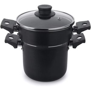 Cozi Vapor Multiflon Cuscuzeira Antiaderente de Alumínio - 16cm