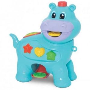 Amiguinho Comilão Hipopótamo Mercotoys Cores Sortidas